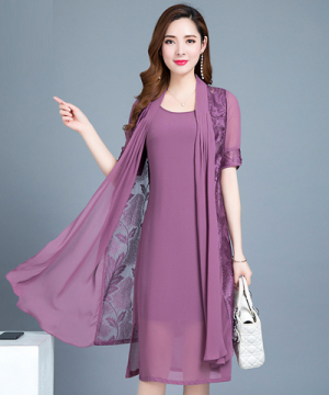 Đầm Kèm Áo Khoác QC03