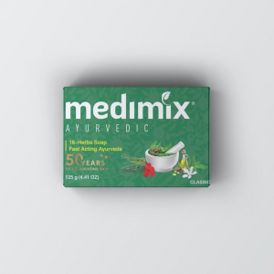 Xà phòng Medimix 18-herb Ayurveda everyday skin protection