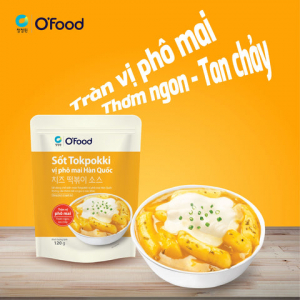 Sốt tokbokki vị phô mai Hàn Quốc O'Food 120g
