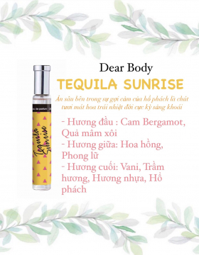 NƯỚC HOA DEAR BODY 30ml - DÀNH CHO NỮ - TEQUILA SUNRISE