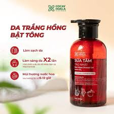 Sữa tắm Tảo Nhật Đỏ COCAYHOALA hương nước hoa - dưỡng trắng da - trong lượng 300gr