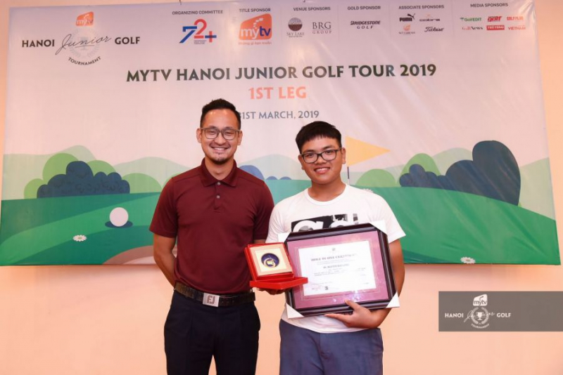 Giải MyTV Hanoi Junior Golf Tour 2019 kết thúc bằng dấu ấn khó quên