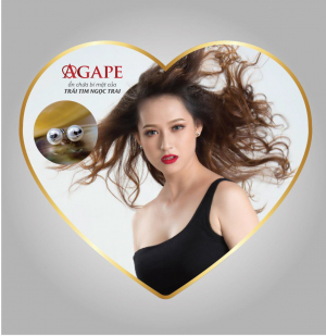 HOA TAI NGỌC TRAI AGAPE 8,5MM