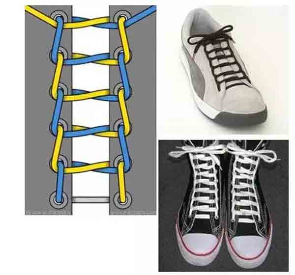 Giày cũ hóa mới với 4 cách buộc dây giày đẹp dễ làm sau