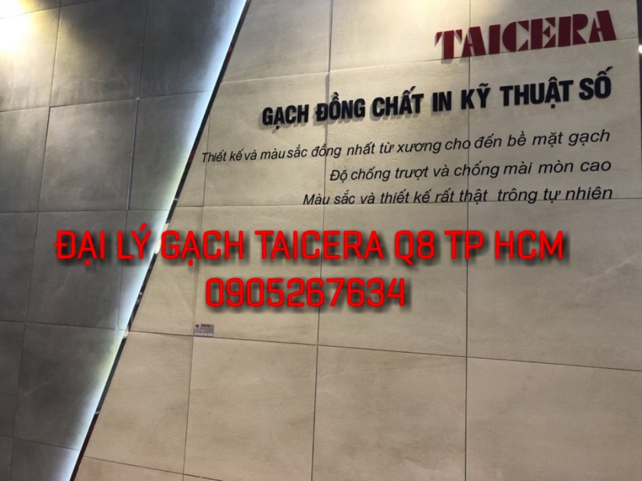 BÁO GIÁ GẠCH TAICERA CHO DỰ ÁN CÔNG TRÌNH CÁC TỈNH MIỀN TÂY