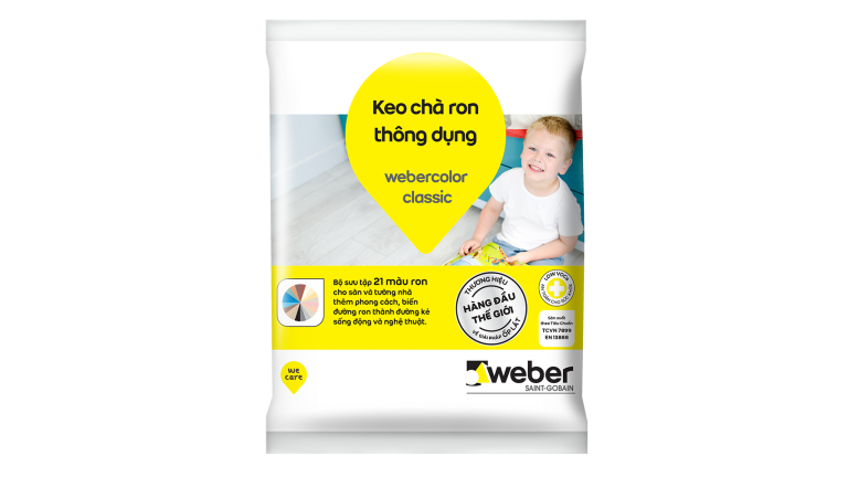 Keo chà ron Weber color classic thông dụng