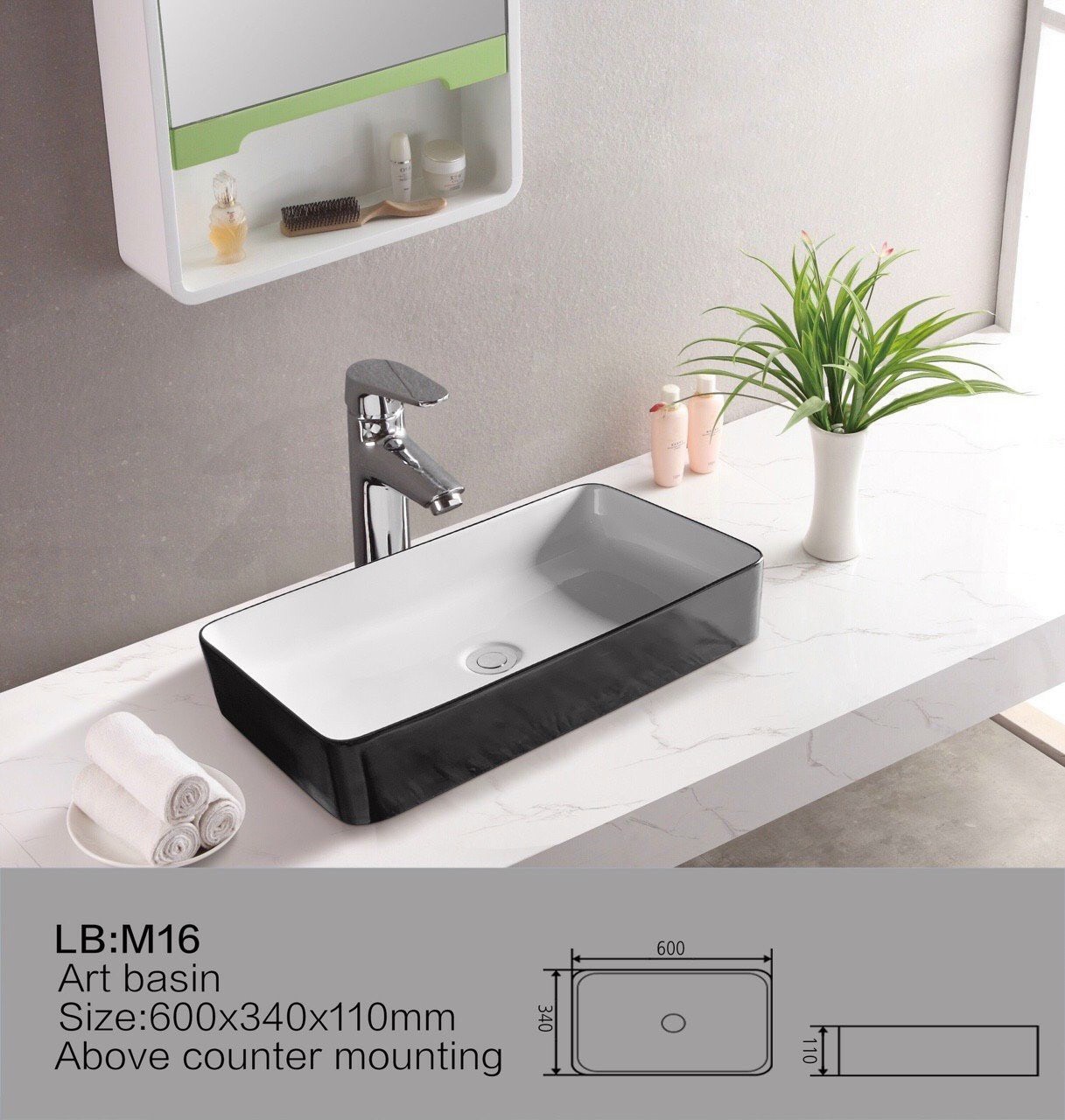 LAVABO ĐỂ BÀN CAO CẤP VRLB 2024