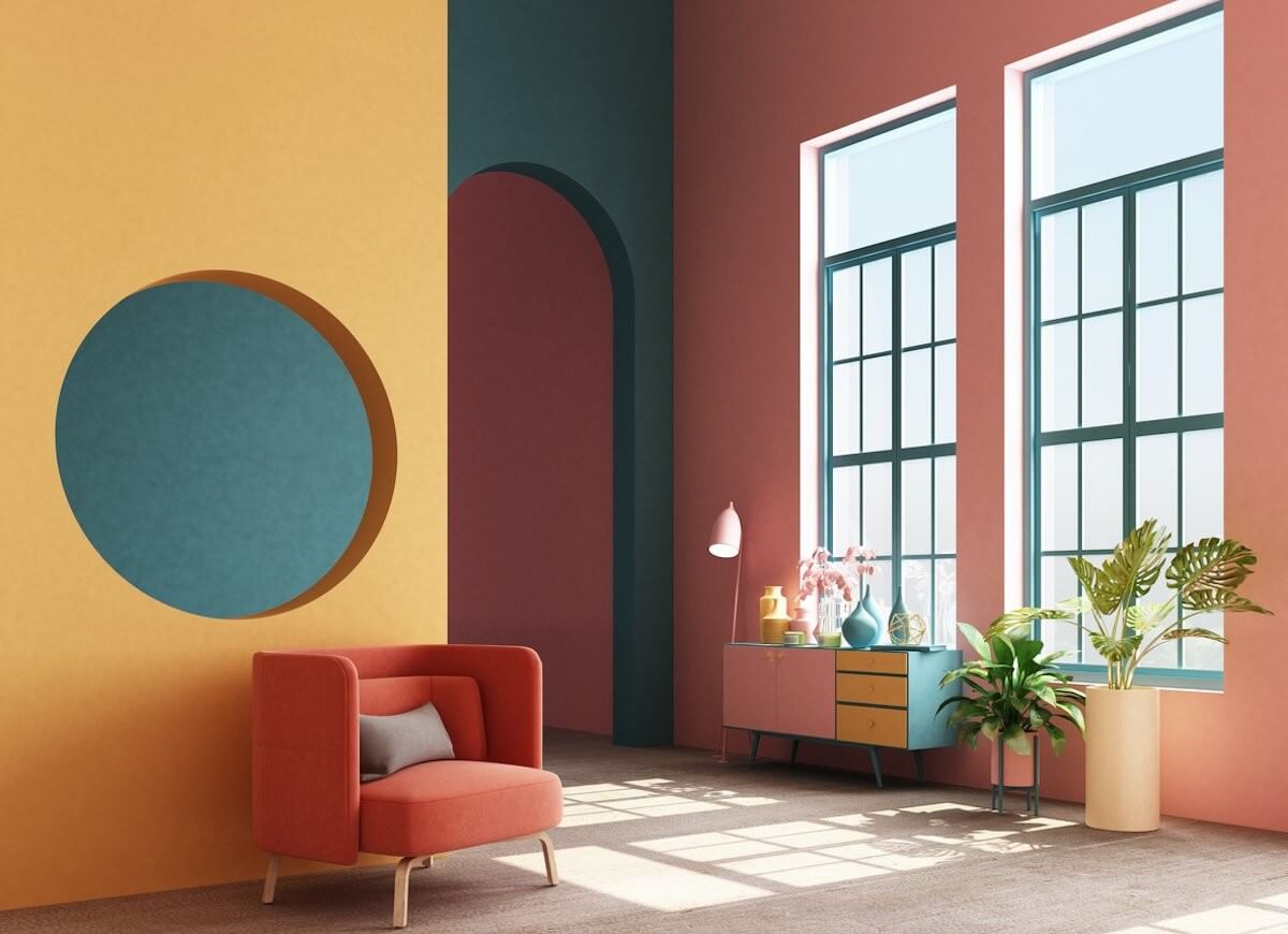 Cách phối màu trong thiết kế nội thất hiện đại đẹp và sang