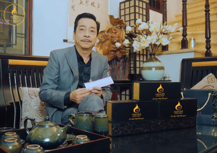 Nghệ Sĩ Nhân Dân Hoàng Dũng , cảm nhận kem Haduhi nhập khẩu Hàn Quốc