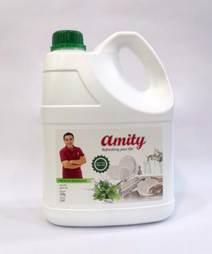 Nước rửa chén Amity hương trà xanh khử sạch mùi tanh 3.8kg