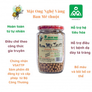 Mật ong Nghệ vàng Ban Mê Thuột - Dạng viên – 250g