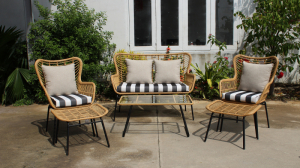 Wicker Sofa Patio Garden Sofa set