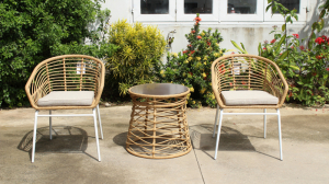 Chat sets wicker rattan luxurious outdoor garden