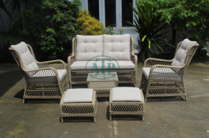 Outdoor Wicker Sofa Patio Garden Sofa set