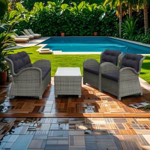 Garden Furniture Luxury Wholesale Modern Patio Rope Garden Style Outdoor