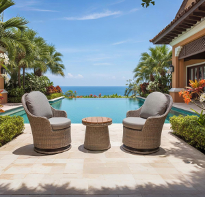 Introducing our ATP-2260 bistro set, the perfect addition to your balcony, patio, or garden.