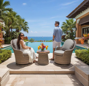 Introducing our ATP-2260 bistro set, the perfect addition to your balcony, patio, or garden.