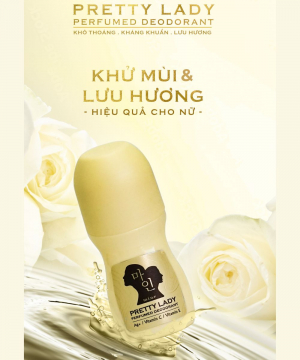 Lăn khử mùi nước hoa Mine - Pretty Lady Deodorant Perfume 50ml/ thanh
