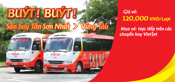 Xe bus trung chuyển từ SÂN BAY đến TRUNG TÂM THÀNH PHỐ