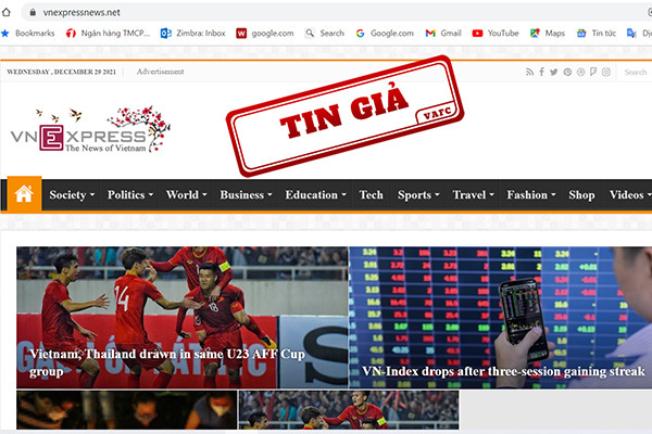 Lật tẩy website mạo danh cơ quan báo chí