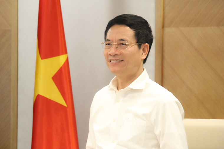 Toàn văn phát biểu của Bộ trưởng Nguyễn Mạnh Hùng tại Lễ trao quyết định Chủ tịch MobiFone
