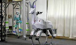 Robot dê có thể chở 100 kg hàng hóa