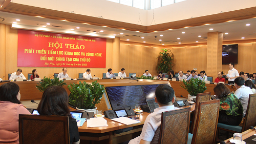 Hà Nội sẽ trở thành trung tâm khoa học, ĐMST của khu vực Đông Nam Á