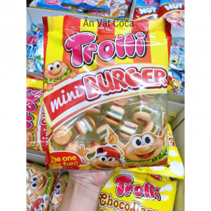 KẸO DẺO HÌNH TROLLI MINI BURGER GÓI 170GR ĐỨC (Gói)