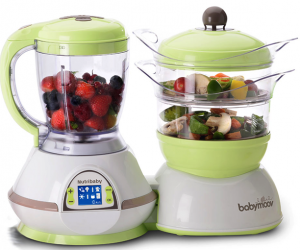 Máy xay hấp đa năng Nutribaby 5in1 Babymoov (màu xanh) (BỘ)