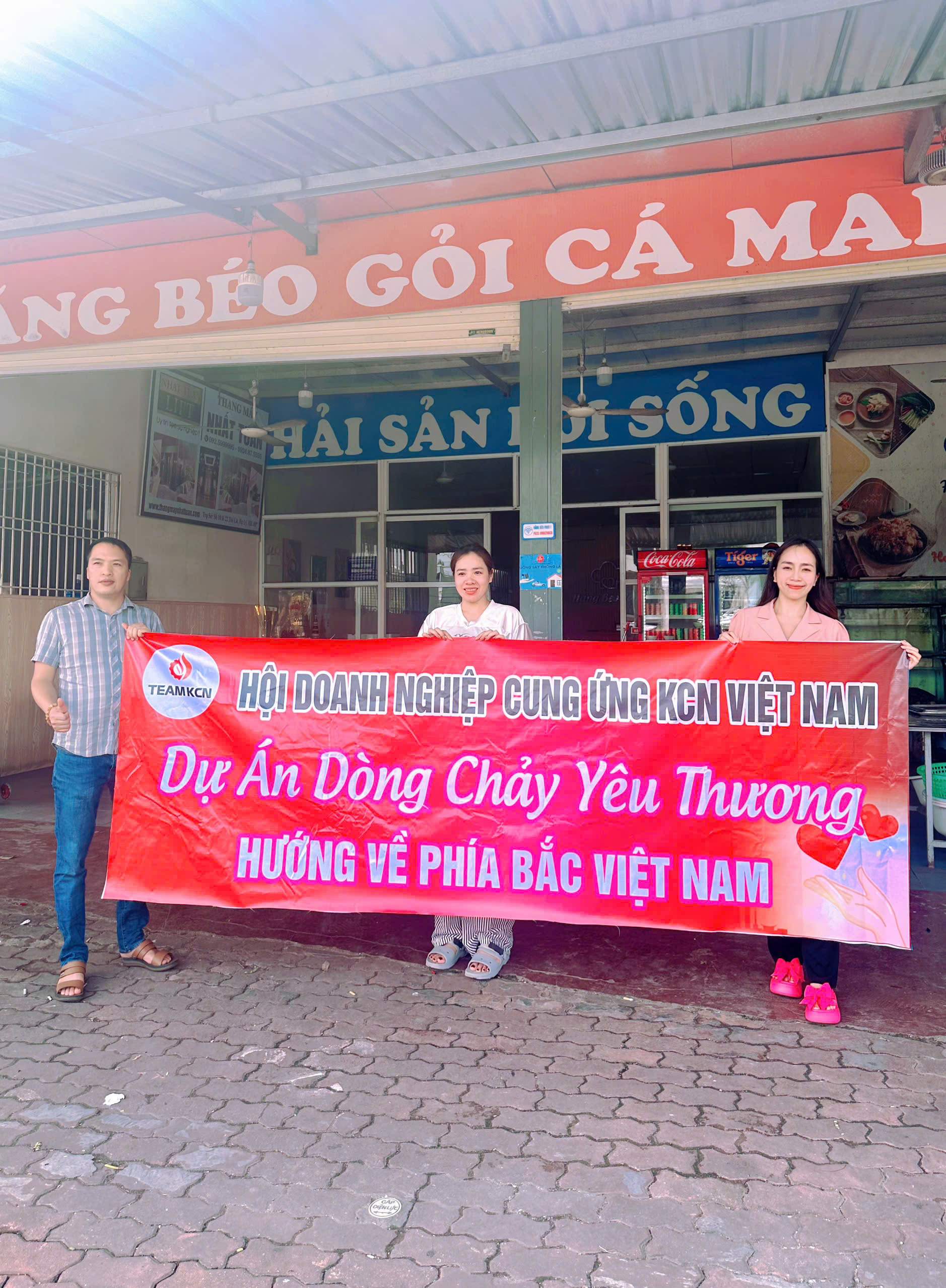 Dự Án Dòng Chảy Yêu Thương - Team KCN ĐônG bắc