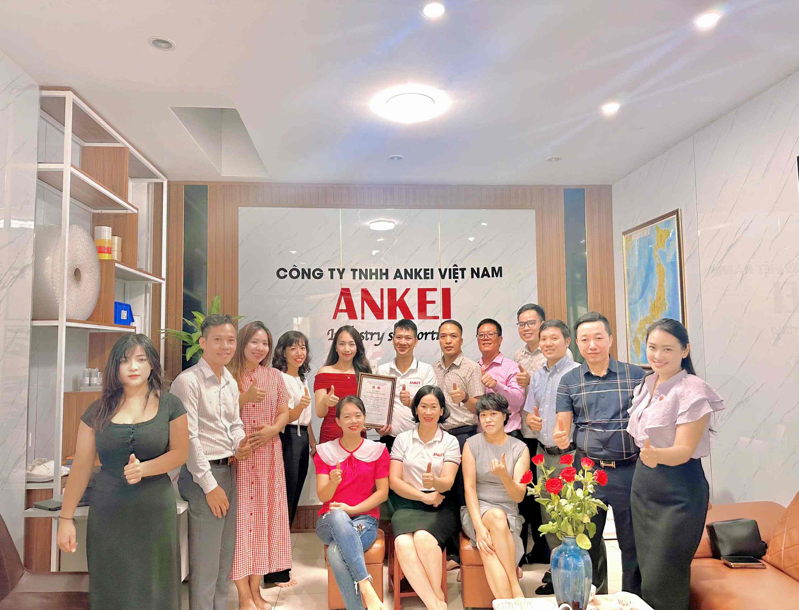 TEAM KHU CÔNG NGHIỆP ĐÔNG BẮC THĂM DN ANKEI tại Hải Phòng