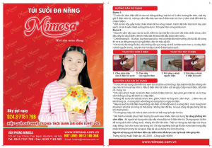 Túi sưởi Mimosa loại to TS001