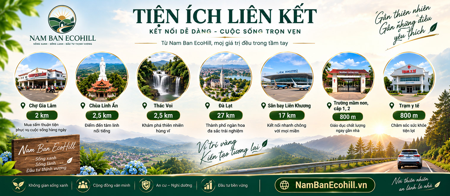 Tiện ích ngoại khu thuận tiện