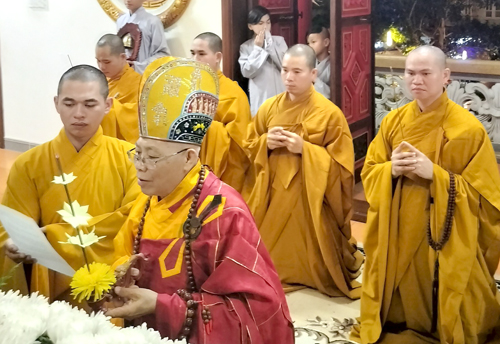 Chùa Phước Lâm (TP. Kon Tum) trang nghiêm lễ Húy kỵ tưởng niệm Ân sư, chư tiền bối hữu công tạo tự.