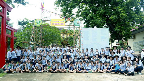 GĐPT: trang nghiêm lễ Bế mạc kỳ trại Tu học Huấn luyện Đầu, Thứ Đàn “Tuyết Sơn”