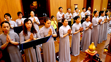 Quảng Ngãi: Chùa Huệ Hương Trang Nghiêm Tổ Chức Đêm Hoa Đăng và Pháp Thoại Nhân Ngày Vía Bồ Tát Quán Thế Âm