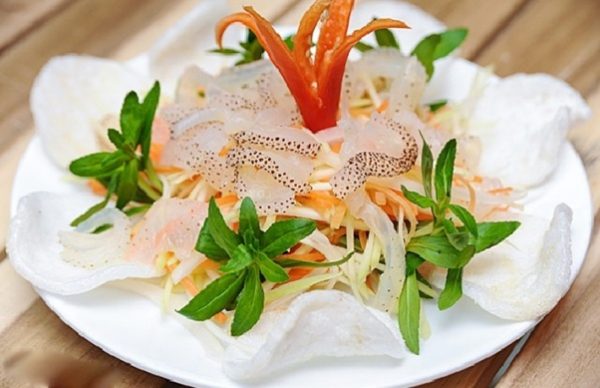 Nộm sứa - đặc sản nổi tiếng Thái Bình