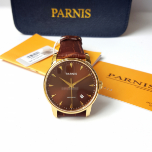 Thiết kế kinh điển đồng hồ nam Parnis PAP6038-4