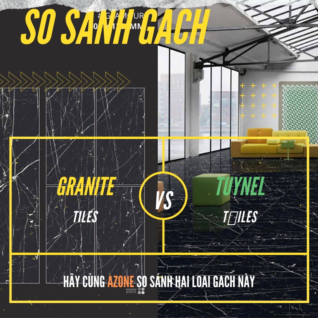 Gạch đá Granite và gạch ống loại nào tốt hơn ?