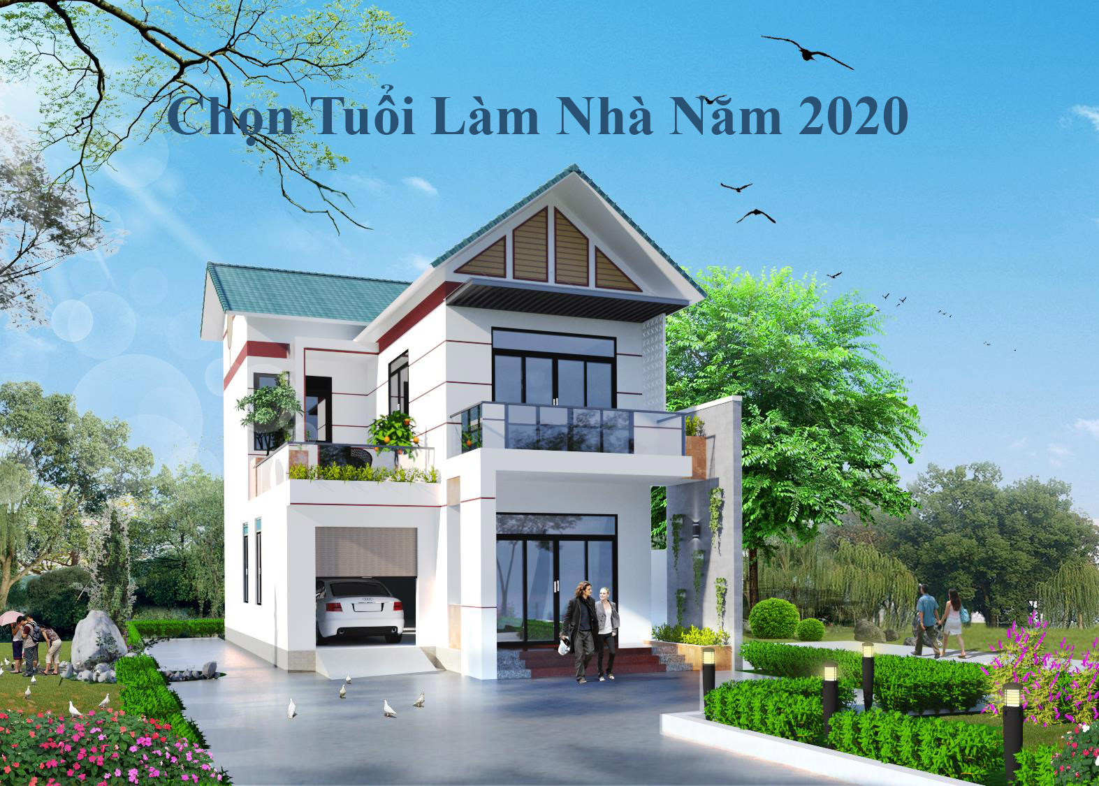 Tư vấn chọn tuổi làm nhà 2020, chọn màu gạch theo tuổi