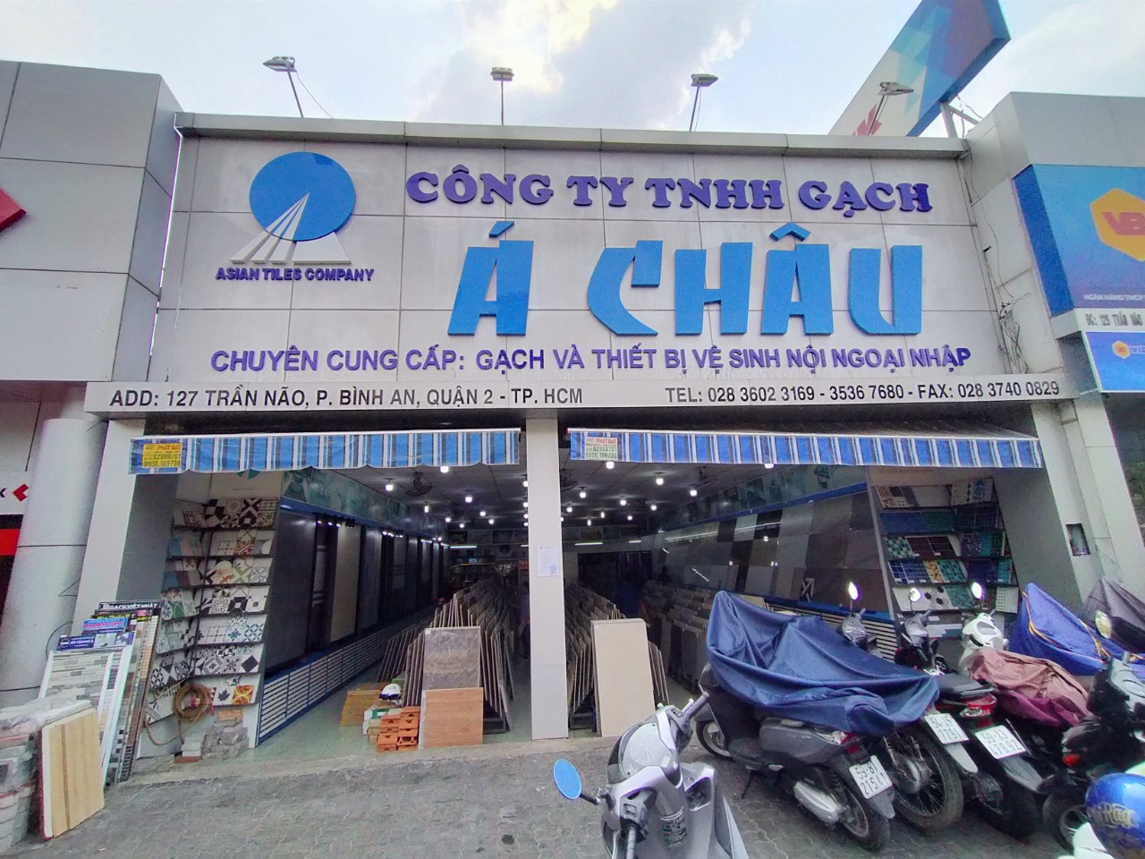 Đại lý vật liệu xây dựng Á Châu tại quận 2