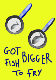 THÀNH NGỮ 7: Bigger fish to fry