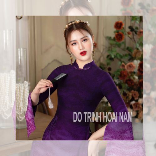 PHÂN BIỆT ÁO DÀI ĐỖ TRỊNH HOÀI NAM CHÍNH HÃNG QUA 5 DẤU HIỆU ĐẶC TRƯNG TRÊN CHẤT LIỆU VẢI
