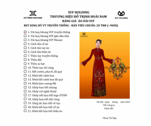 ÁO DÀI SONG HỶ VT TRUYỀN THỐNG