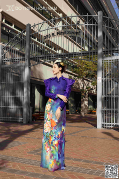 TỨ BÌNH HOA LỤA 007