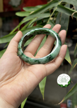 Vòng Bản Ngọc Phỉ Thuý Jadeite Vip A - Kèm Kiểm Định