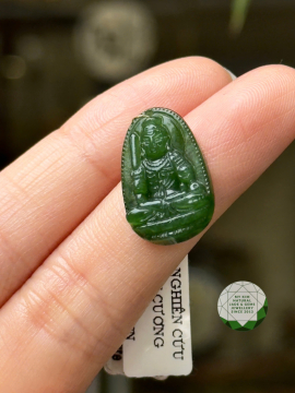 Mặt Phật Bản Mệnh - Ngọc Bích Nephrite Jade