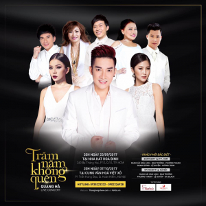 Liveshow của ca sĩ Quang Hà hội tụ nhiều nghệ sĩ nổi tiếng.
