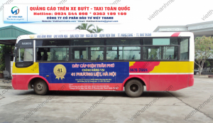 Quảng cáo trên xe buýt Thanh Hóa, Nghệ An - QC Thương hiệu Dây cáp điện Trần Phú 0934 544 898