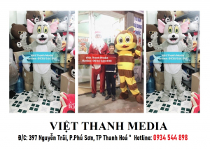 Cho thuê Mascot giá rẻ tại Thanh Hoá - Liên hệ 0934 544 898